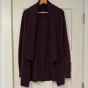 Talula Brown Cardigan Sweater Classic Knit
